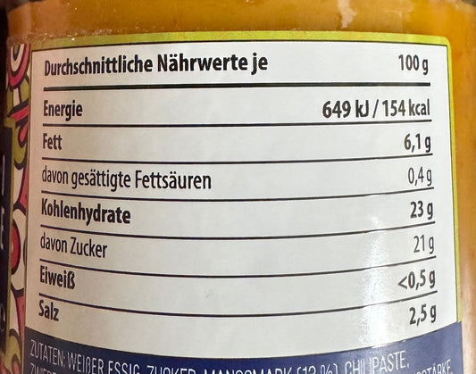 Mahi Marinade Peri Peri Mango & Limette