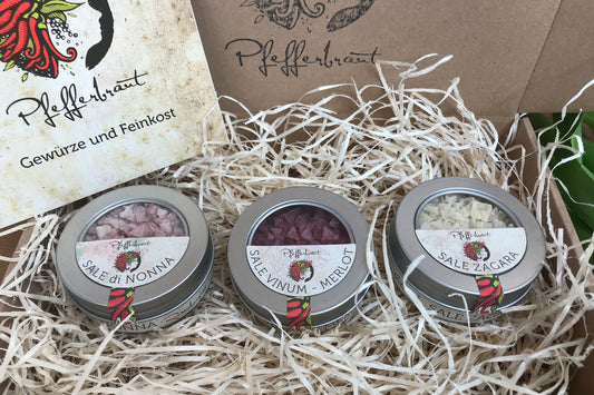Geschenkset Fingersalz Manufaktursalze klein