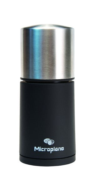 Microplane Gewürzmühle 2in1 schwarz/Edelstahl