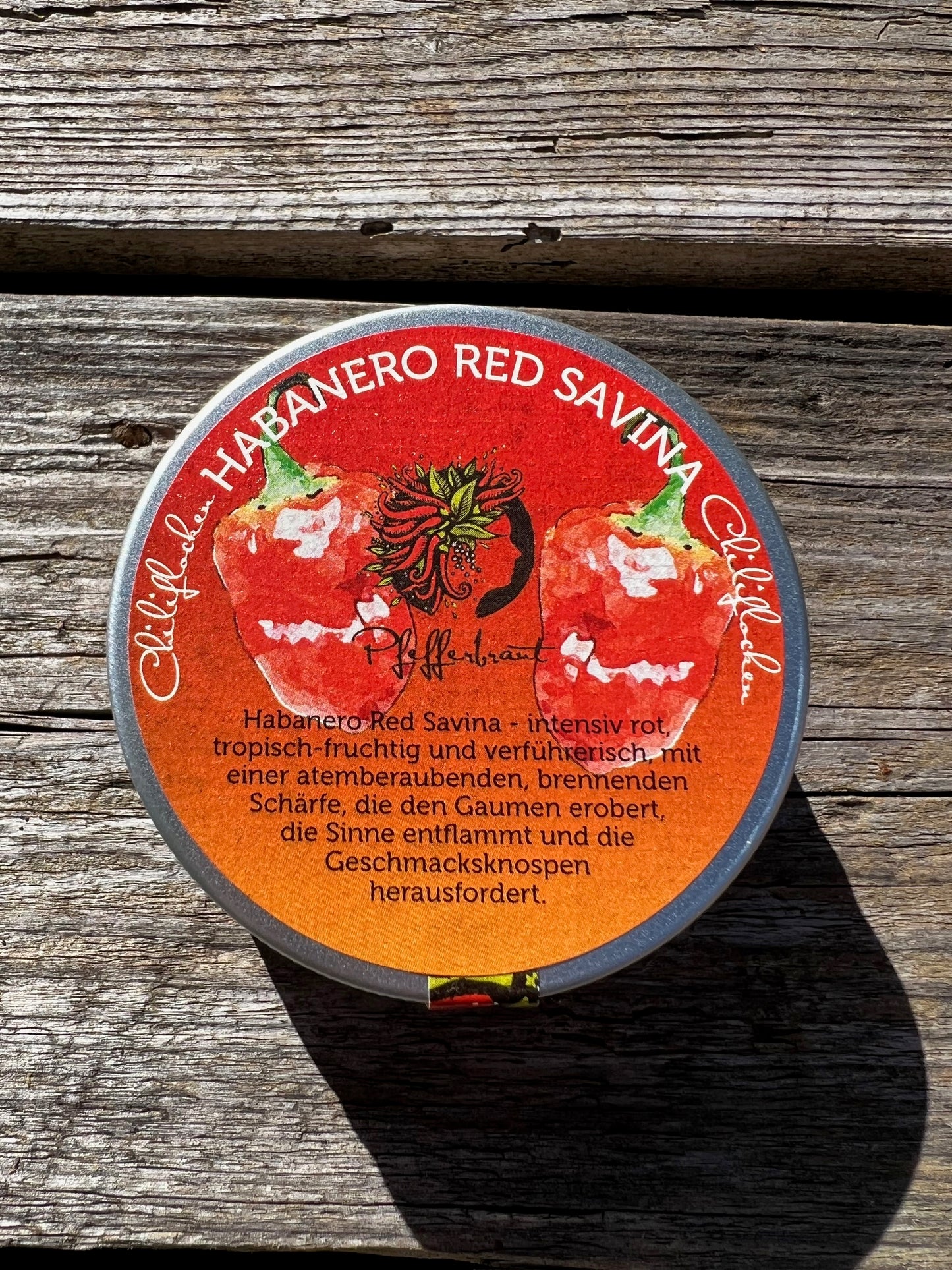 Habanero Red Savina Chili Flocken