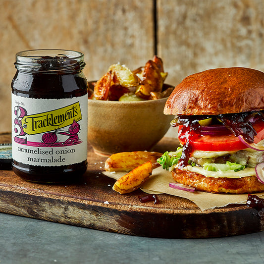 Tracklements Zwiebelmarmelade 345g - caramelised onion marmelade aus England