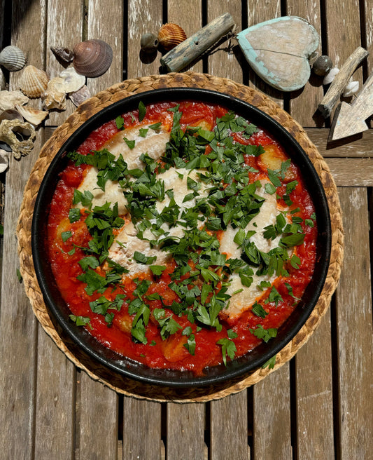 Psari Plaki - griechisches Fischgericht