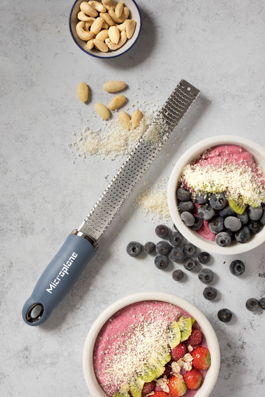 Microplane Premium Zester Reibe Denim blau
