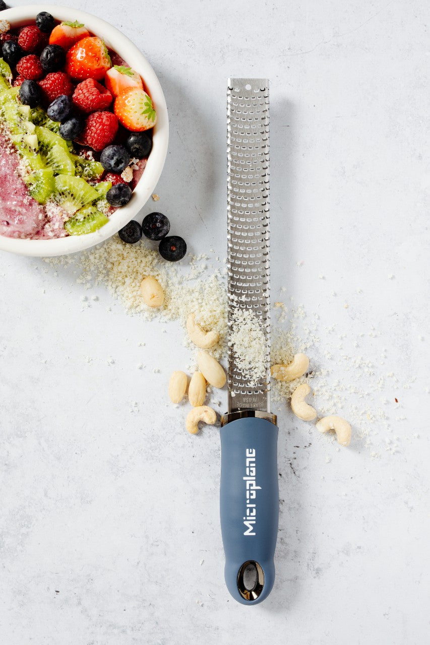 Microplane Premium Zester Reibe Denim blau