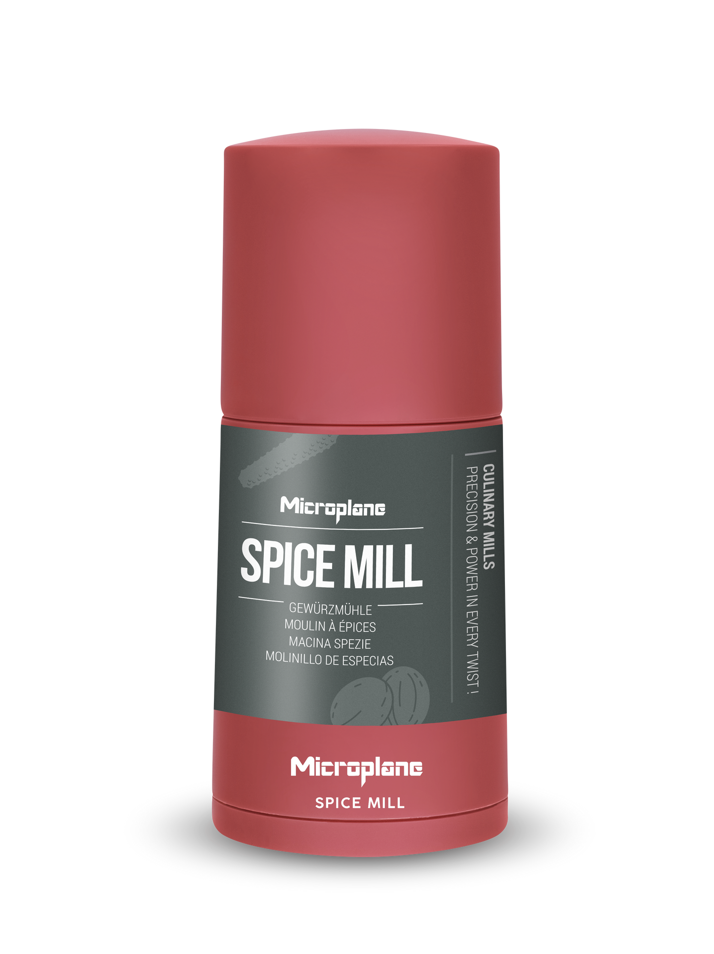 Microplane Gewürzmühle 2in1 Lipstick Pink