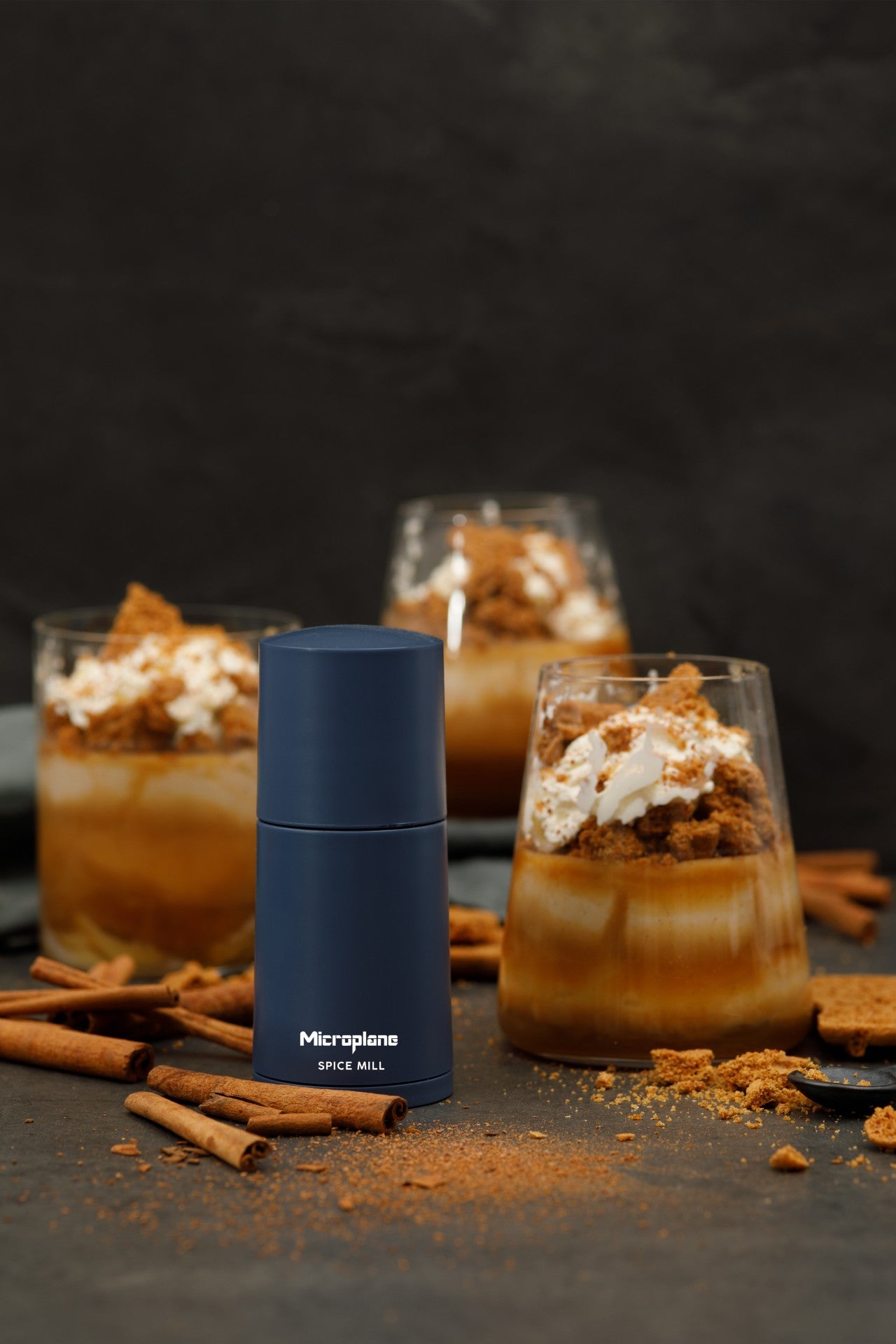 Microplane Gewürzmühle 2in1 Denim Blue