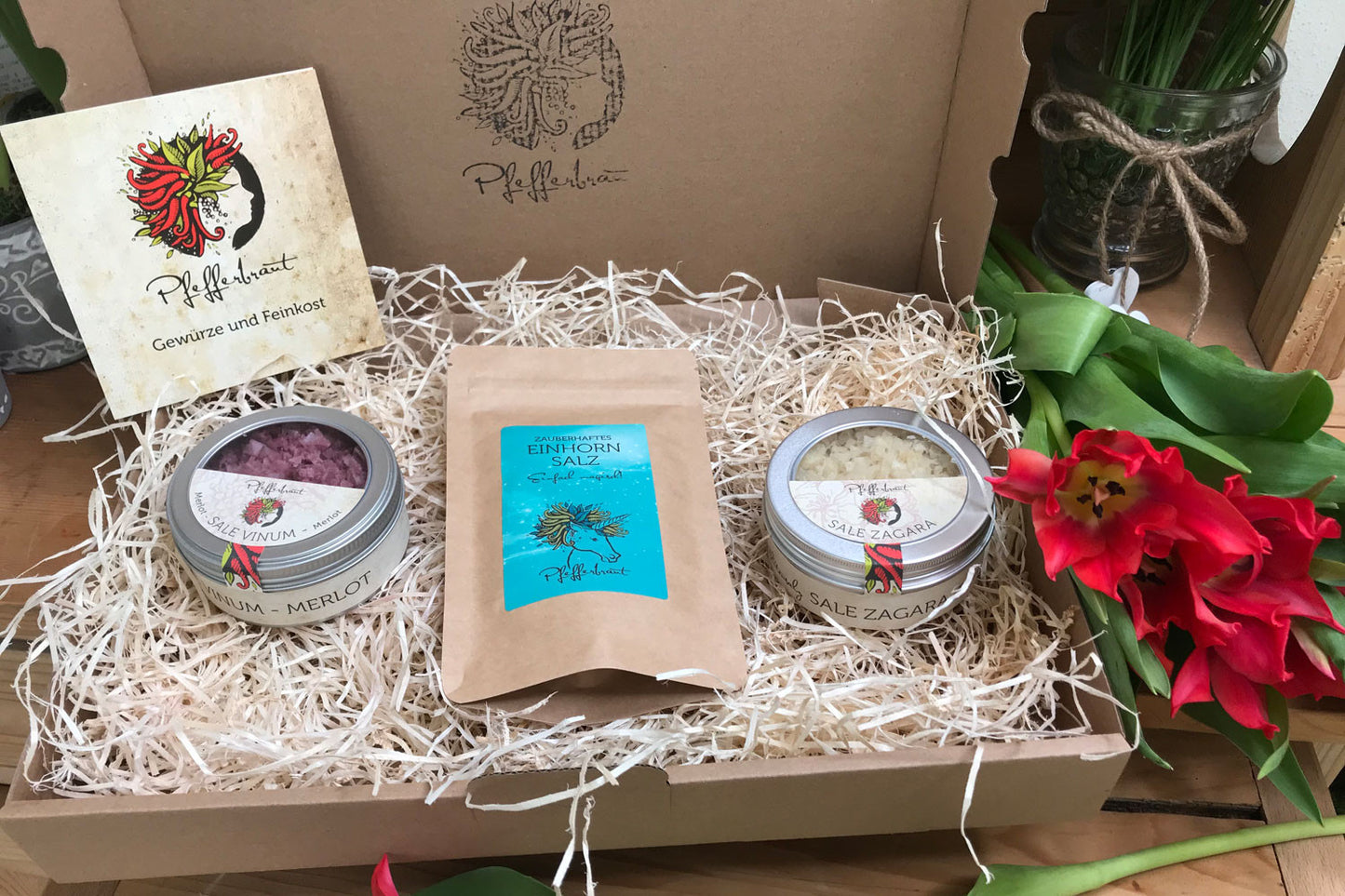 Geschenkset Pfefferbraut Manufaktursalze