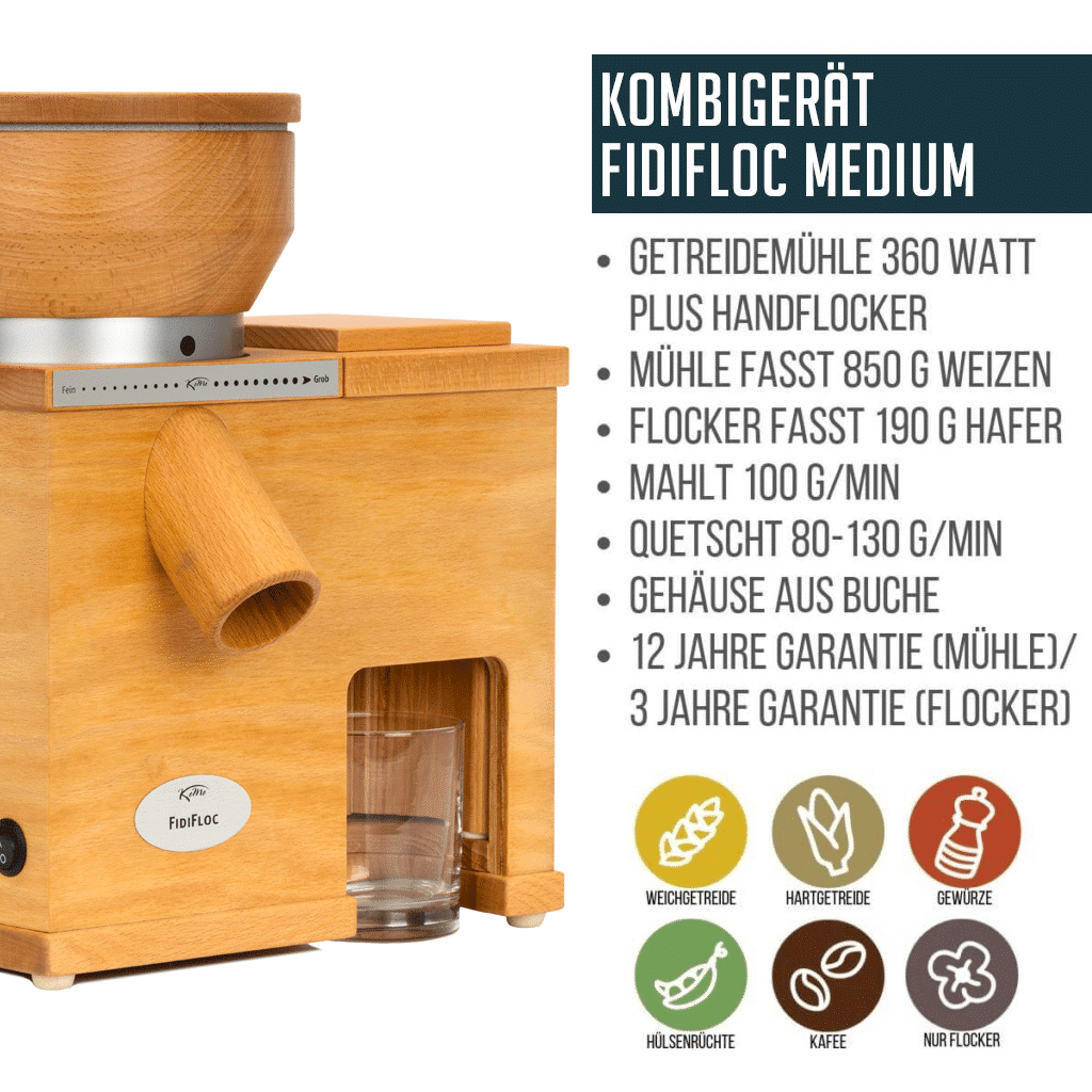 Komo - KOMBIGERÄT FIDIFLOC Medium mit Pfeffer nach Wahl