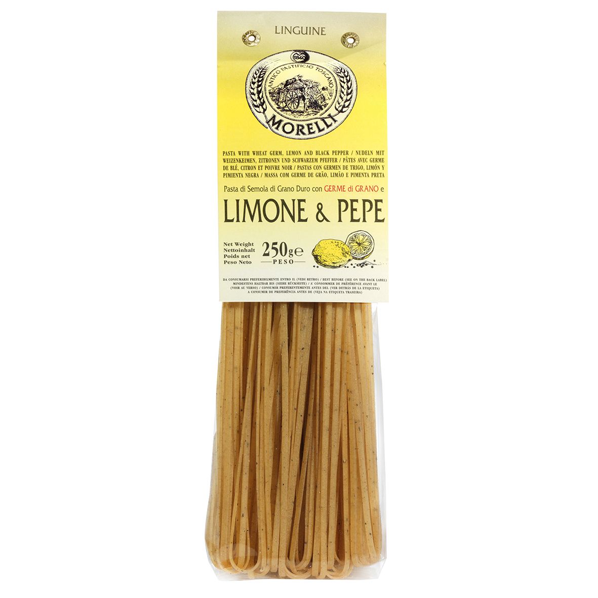 Linguine Limone e Pepe 250g aus dem Hause Pasta Morelli
